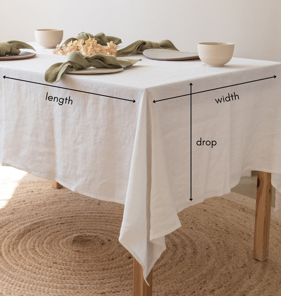 How to choose a tablecloth size