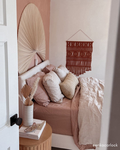 Linen Duvet Covers Bohemian Bedroom