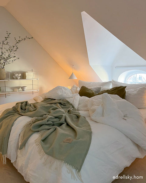Linen Duvet Covers Scandinavian Bedroom