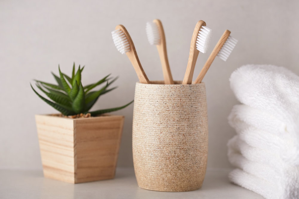  A selection of toothbrushes to help keep teeth clean
