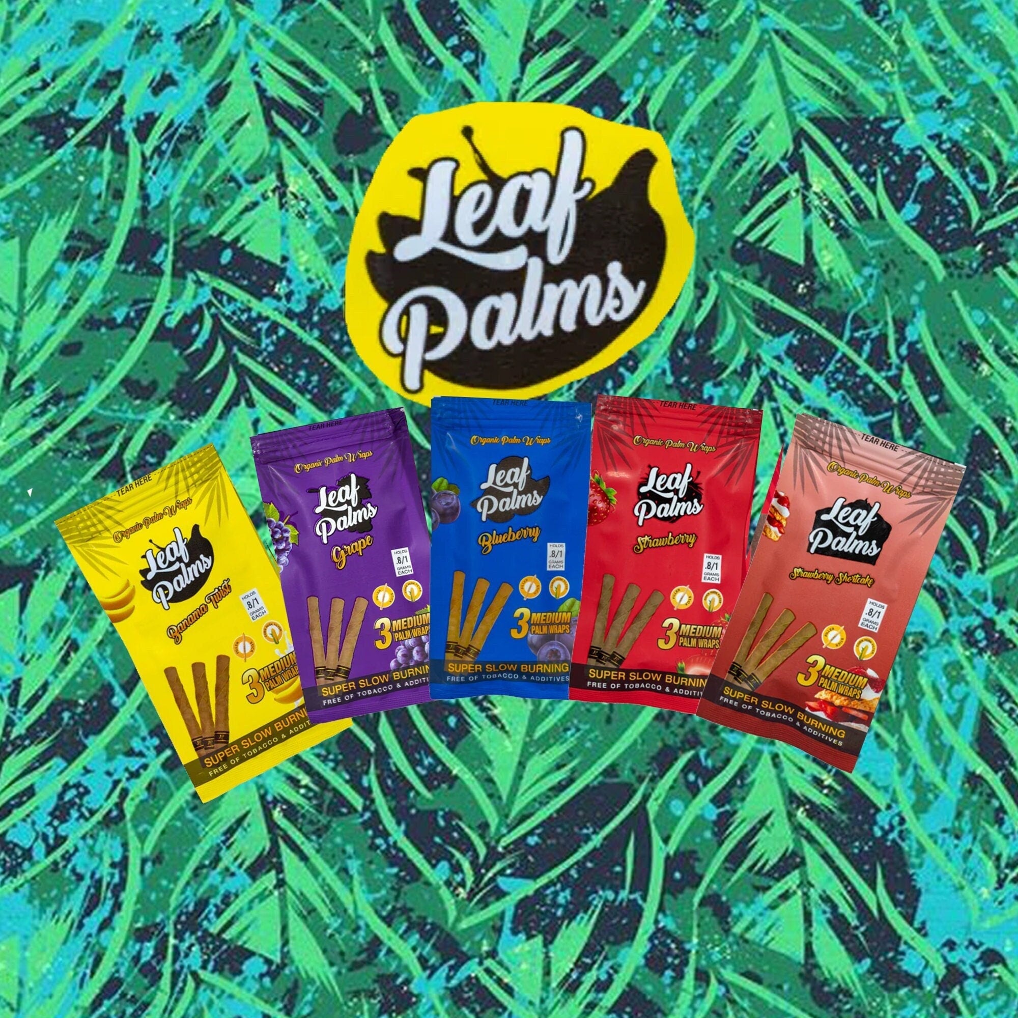 3 Leaf Palm Wraps Enhanced Flavors