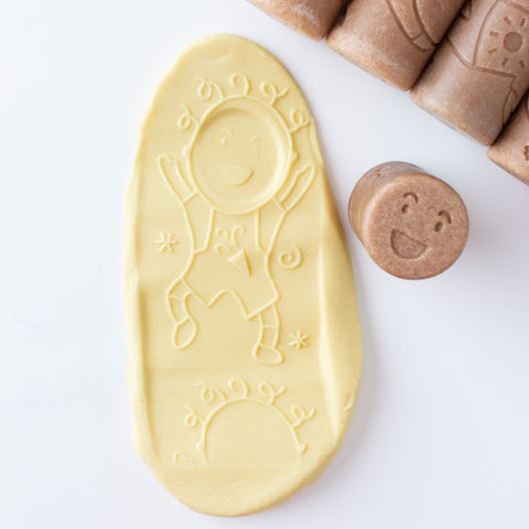 Emotions play dough roller and stamp