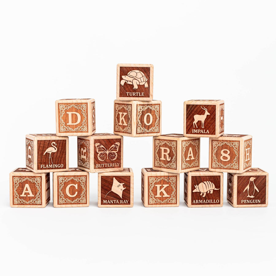 Modern Wooden Alphabet Blocks – Gladfolk
