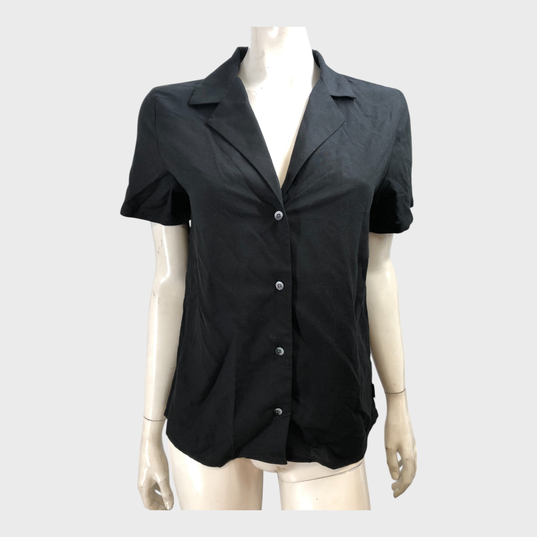  Calvin Klein Black Pyjama Top - Size 8