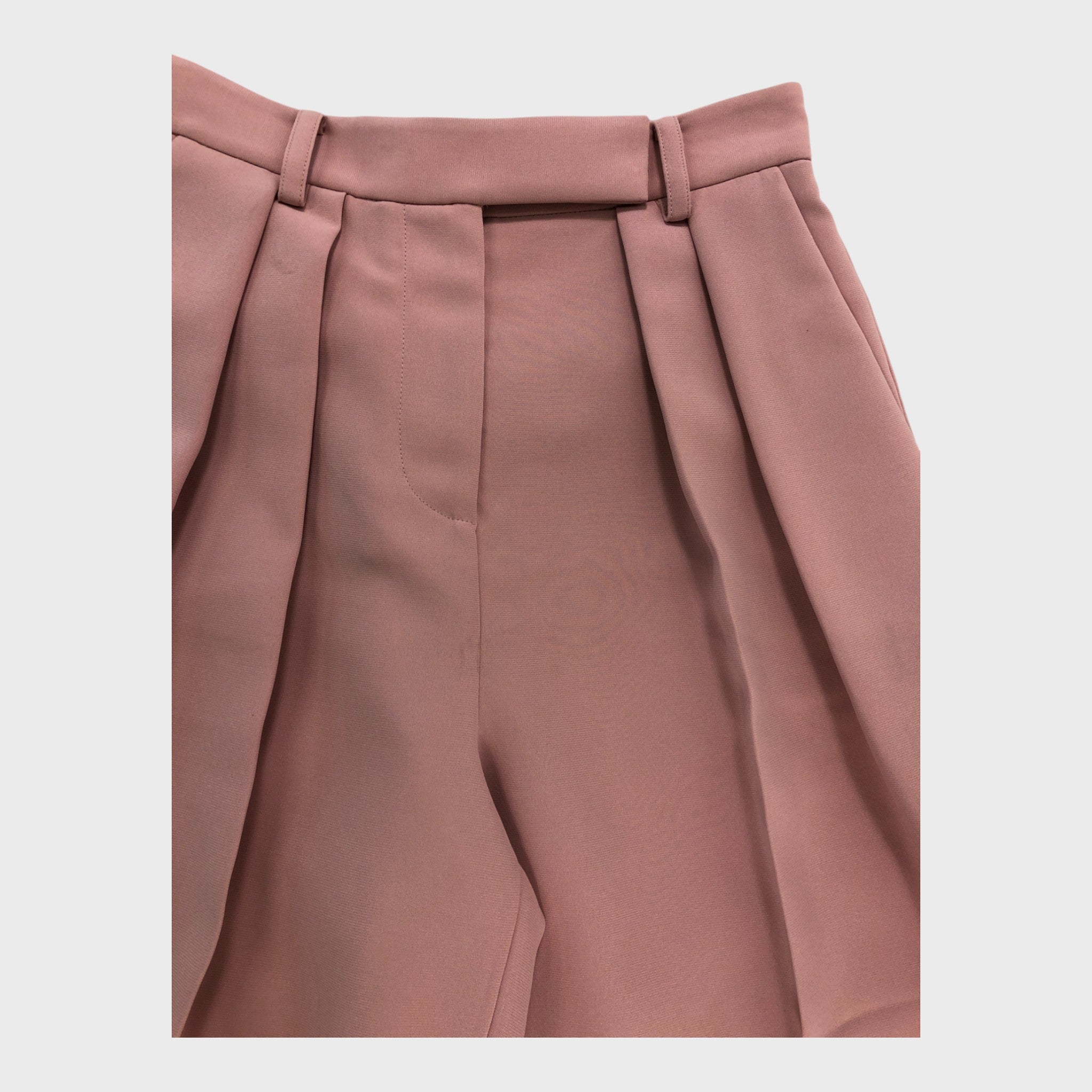 Branded Pink Tailored Pleated Trousers