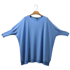 Fine knit batwing style jumper