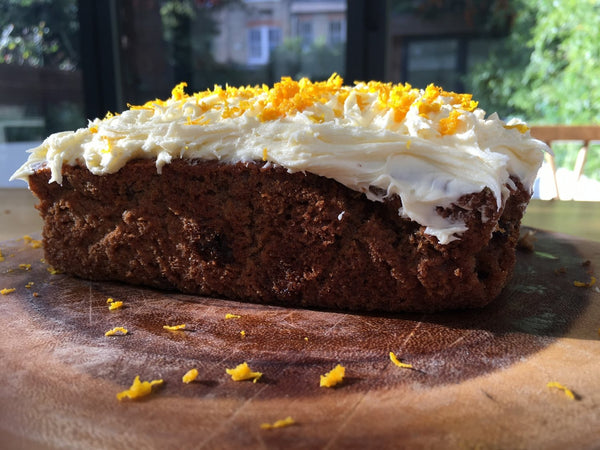 Herbal Tea Infused Pumpkin Loaf Cake