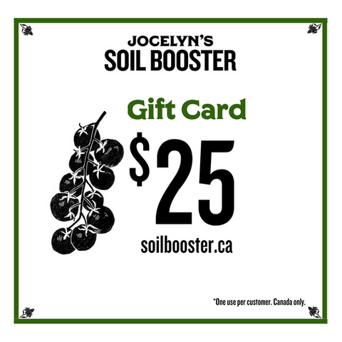 jocelyn's soil booster gift card $25