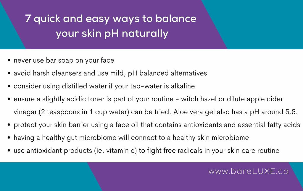 Top 7 quick and easy ways to help balance your skin - bareLUXE Skincare