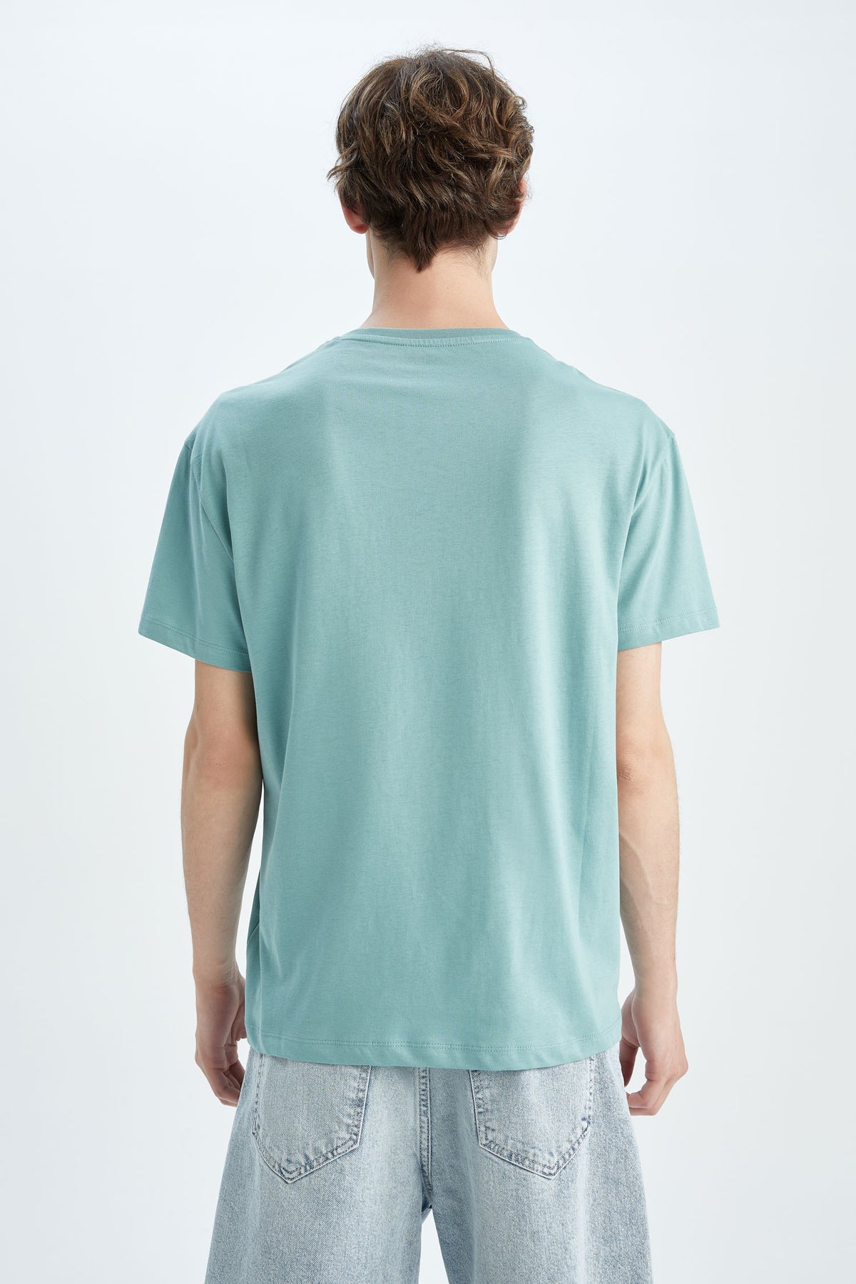 Men - Regular Fit T-Shirt - Green | DeFacto EU