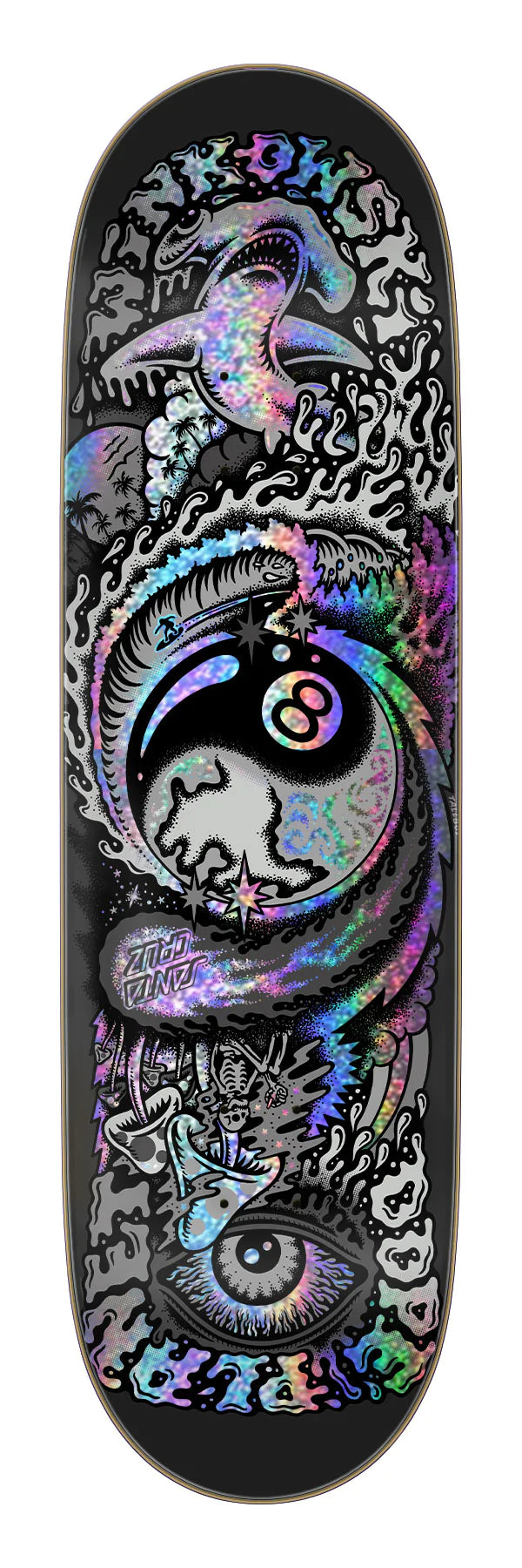 winkowski dope planet VX santa cruz skateboard deck 2023