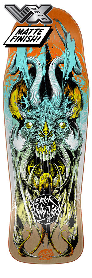 winkowski primeval sunrise VX santa cruz skateboard deck