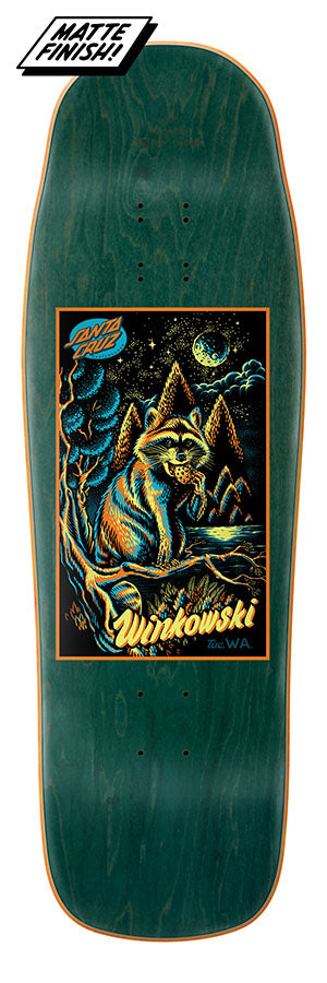 winkowski trash panda card santa cruz skateboard deck
