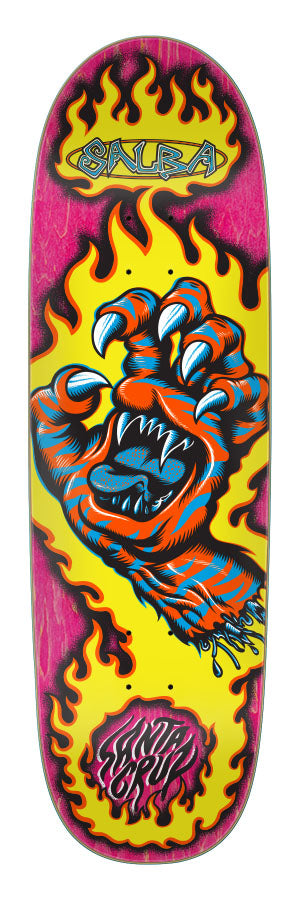 Salba Tiger Hand 9.25" Skateboard Deck | Santa
