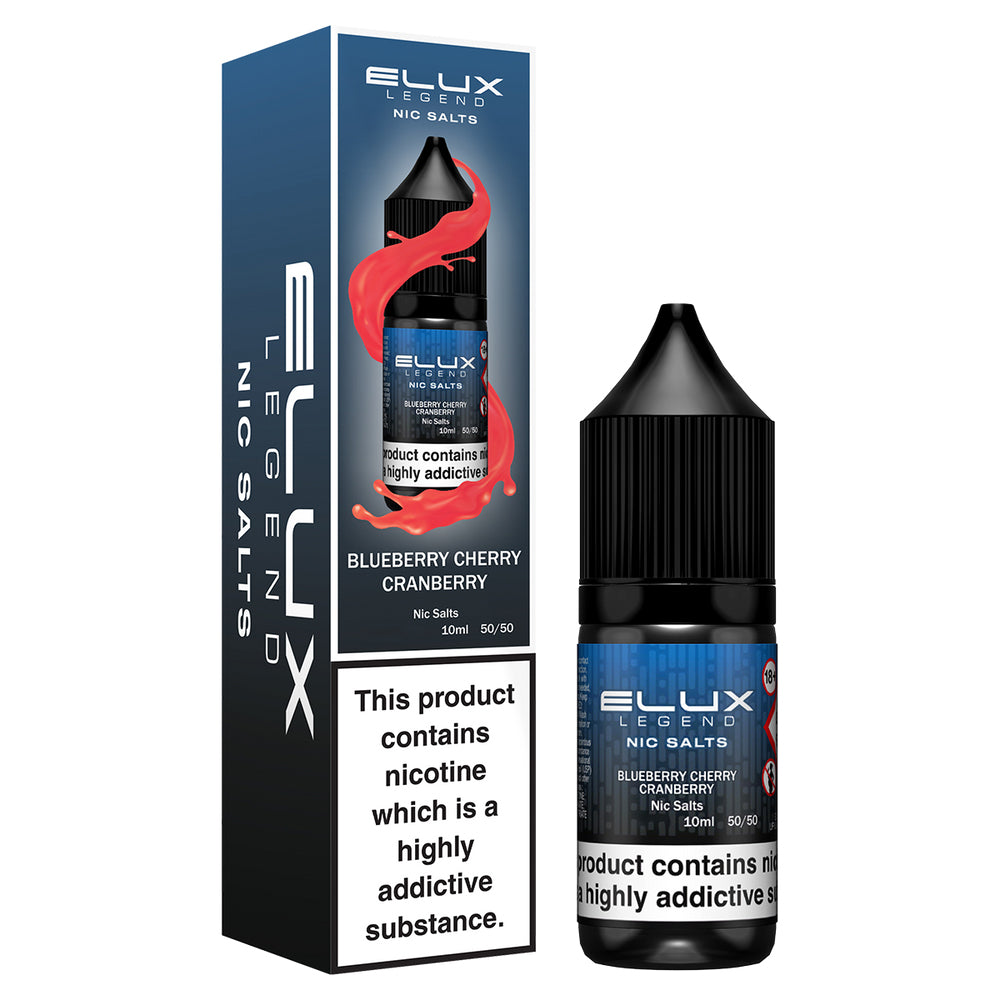 Elux Blueberry Cherry Cranberry Nic Salt Eliquid