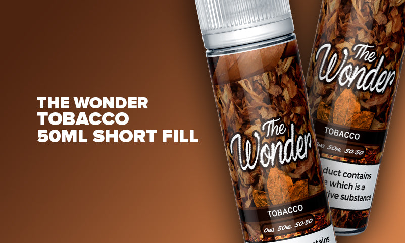 The Wonder Tobacco 50ml Shortfill E-Liquid