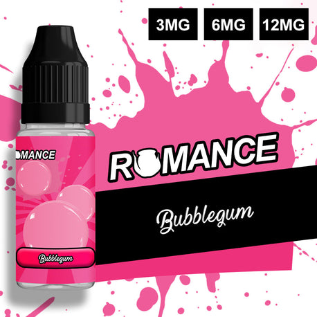 Romance Bubblegum 10ml e-væske 50/50 Vg/Pg