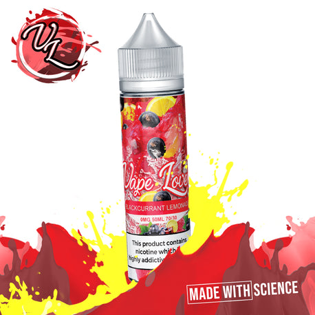 Vape Lovers Blackcurrant Lemonade 50ml Shortfill e-liquid