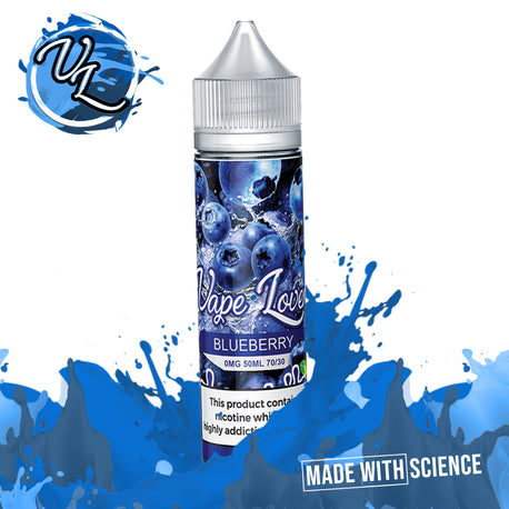 Vape Lovers Blueberry 50ml Shortfill e-væske 70/30 Vg/Pg