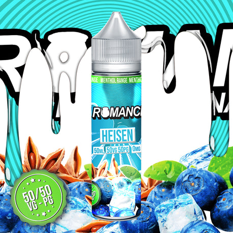 Romance Heisen 50ml Shortfill e-liquid 50/50 Vg/Pg