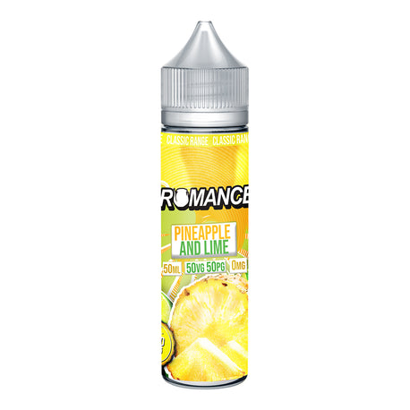 Romance Pineapple & Lime 50ml Shortfill e-væske 50/50 Vg/Pg