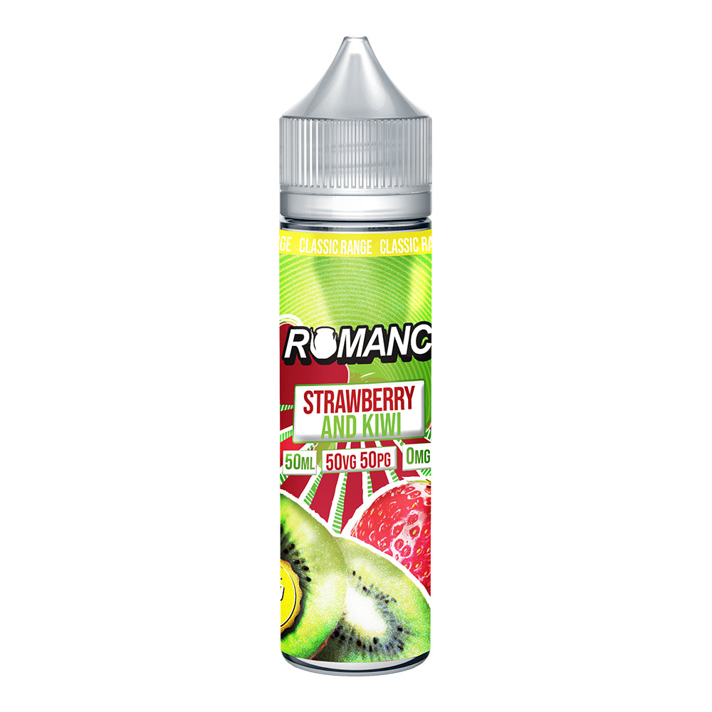 Romance Strawberry Kiwi 50/50 Vape Liquid 50ml Shortfill