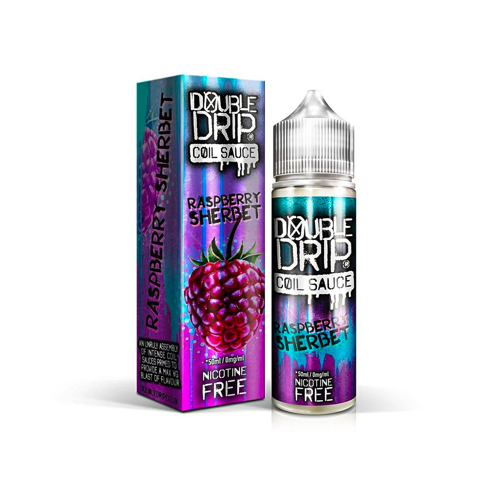 Double Drip Raspberry Sherbet Shortfill E-Liquid 50ml