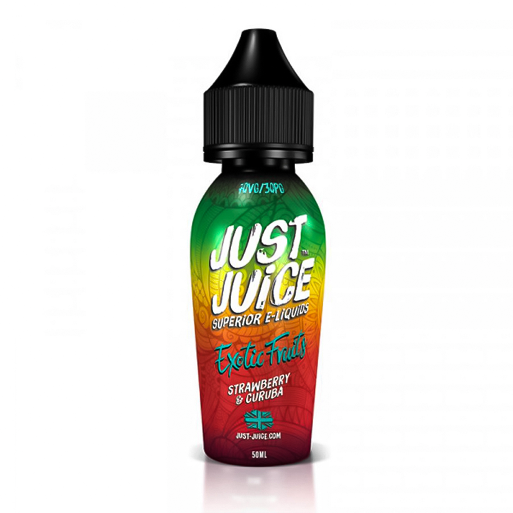 Fusion Strawberry & Curuba 50ml Shortfill E-Liquid fra Just Juice