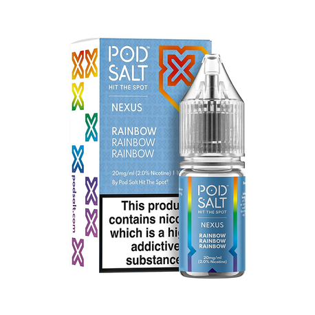  Rainbow Nic Salt E-Liquid by Nexus Pod Salt