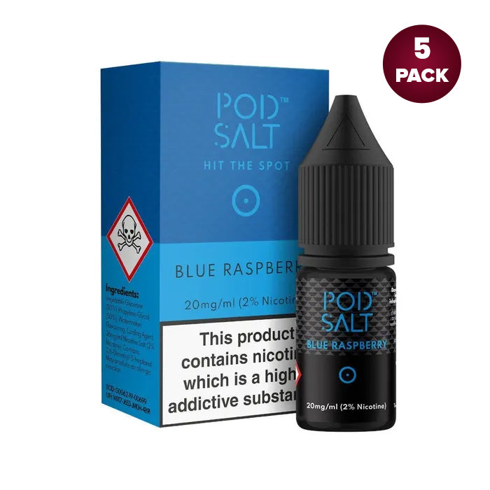 Pod Salt Blue Raspberry Nic Salt E-Liquid 10ml