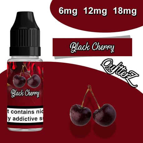 QuitterZ Black Cherry 10ml Vape Juice