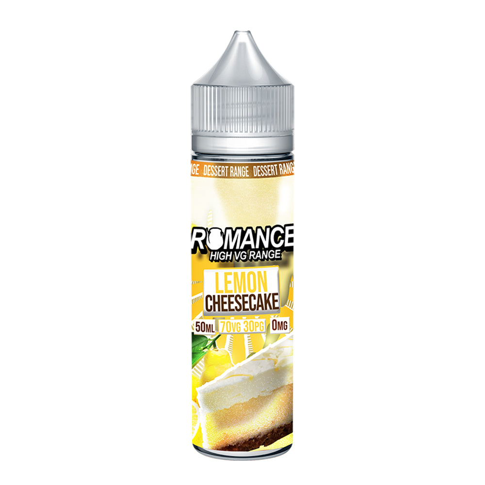 Romance Lemon Cheesecake 50ml Shortfill e-væske 70/30 Vg/Pg