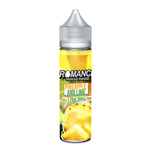 Romance Pineapple & Lime 50ml Shortfill e-liquid 70/30 Vg/Pg