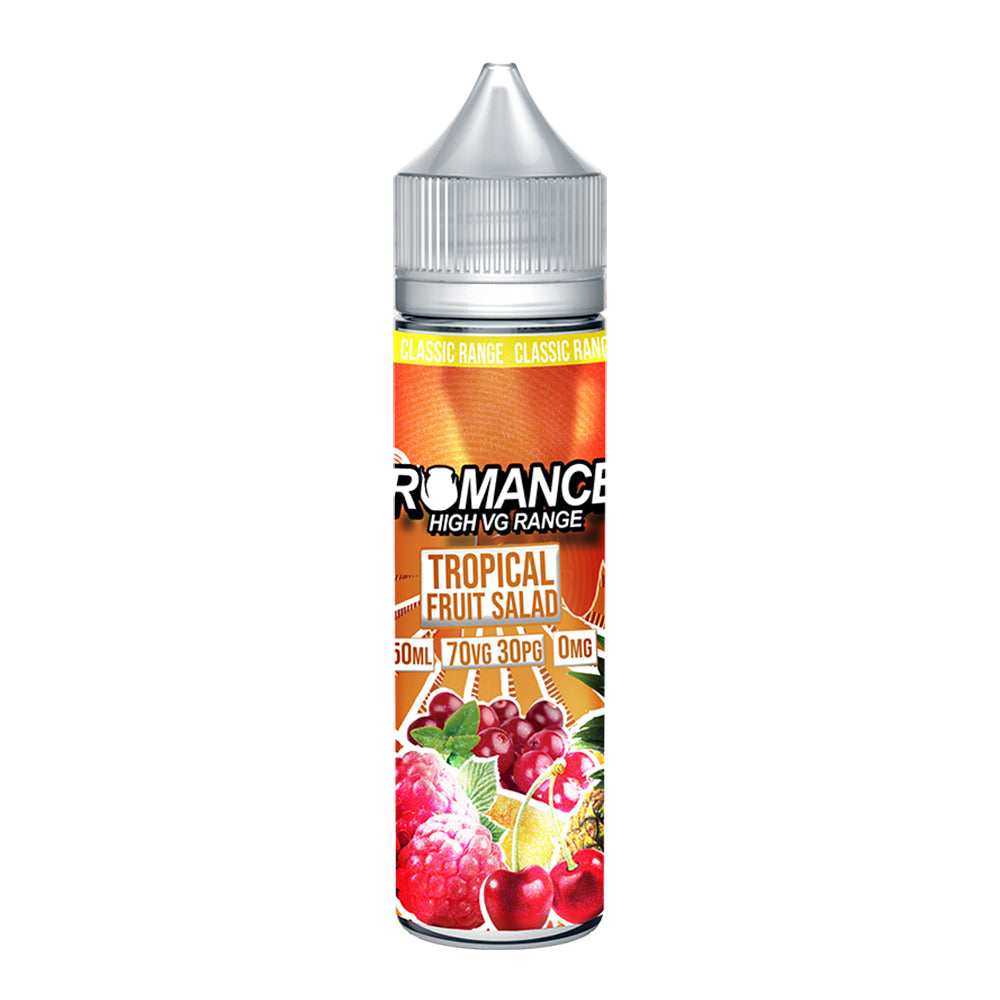 Romantikk tropisk fruktsalat 50ml Shortfill e-væske 70/30 Vg/Pg