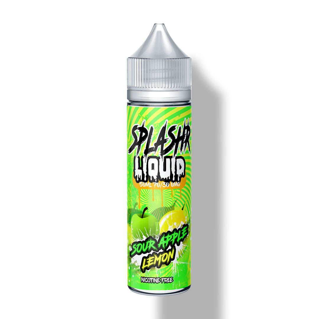 Splashr Sour Apple Sitron 50ml Shortfill e-væske