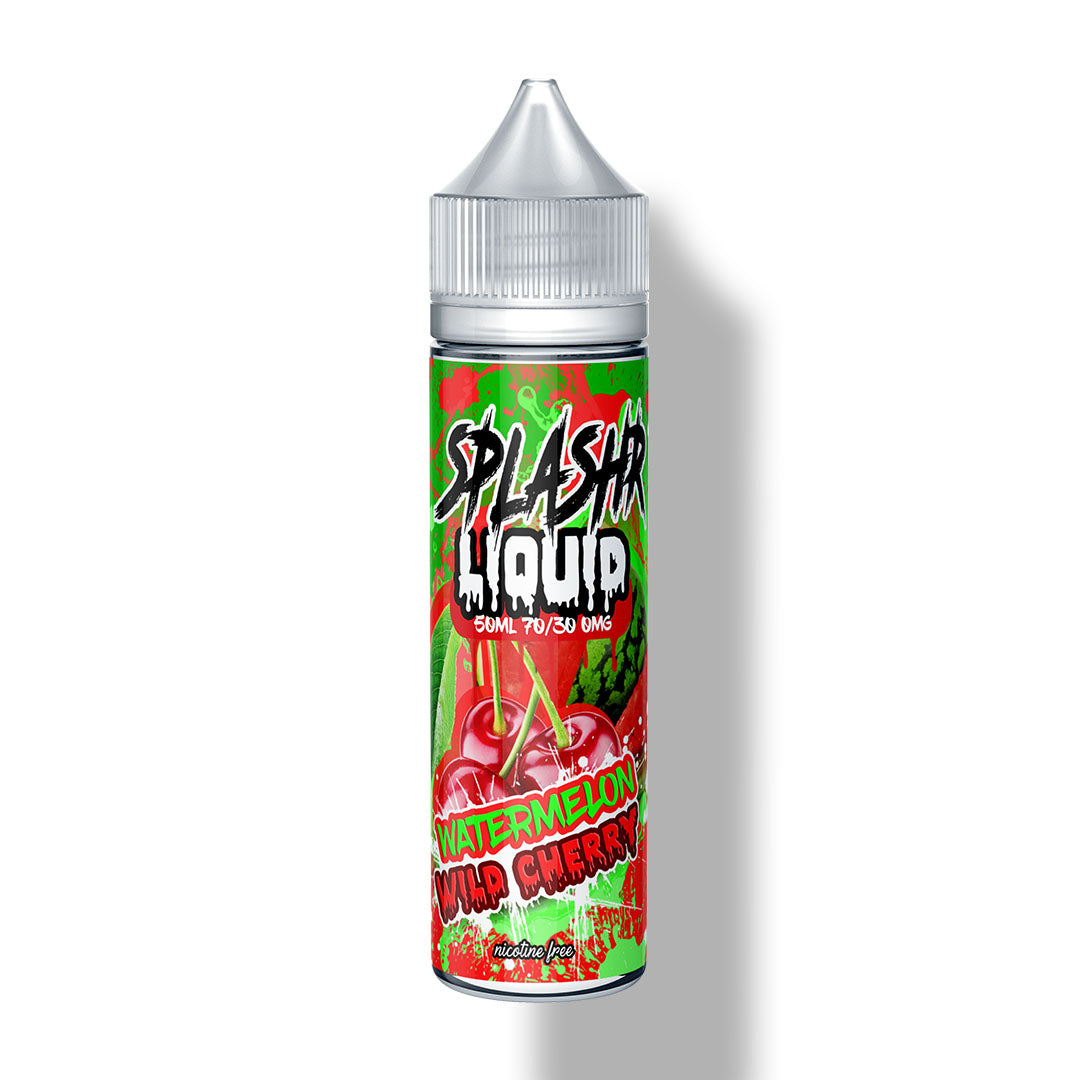 Splashr Watermelon Wild Cherry Shortfill e-liquid.