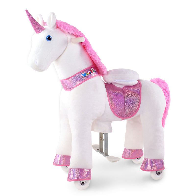 pink horse ride on toy