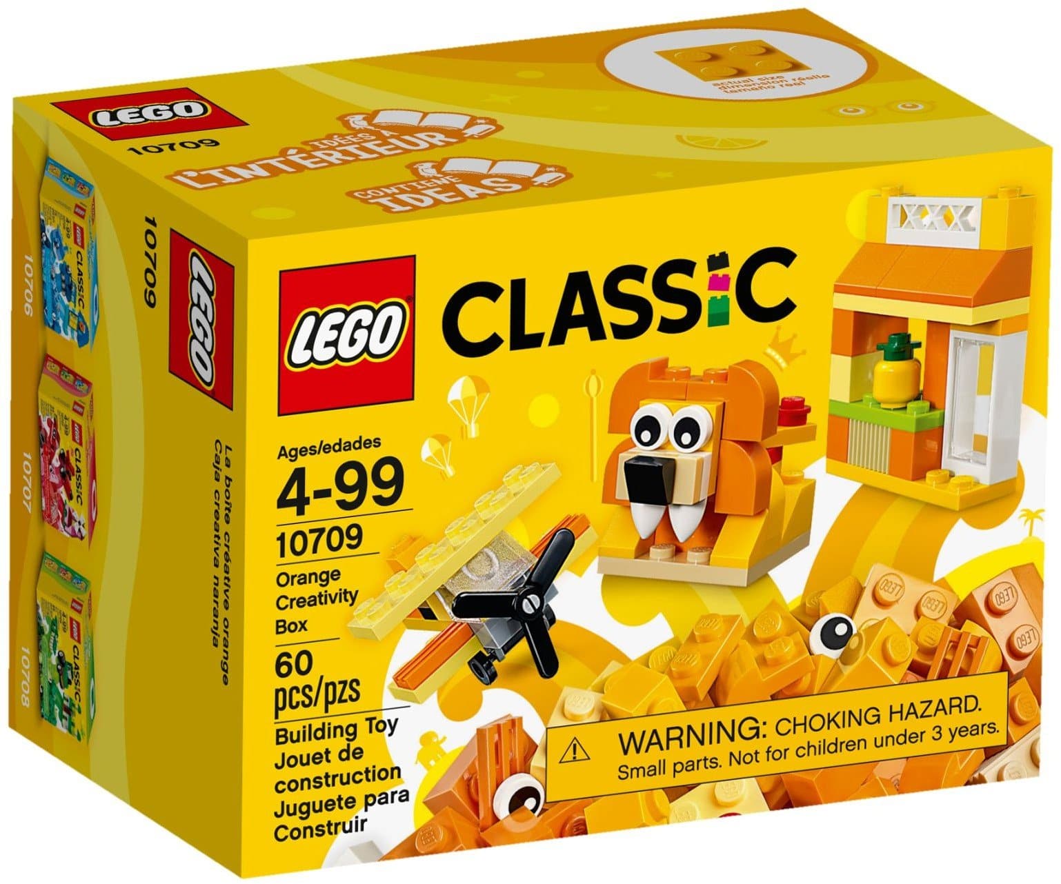 yellow box of lego