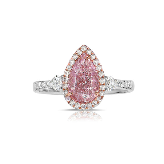 Fancy Light Purplish Pink Diamond Necklace 1.23 Ct. (2.18 Ct. TW) Pear  shape GIA Certified JCNF05430165 - Marcanty Jewelry London