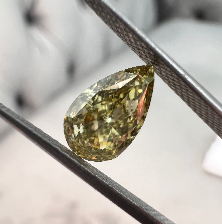 1.51 chameleon diamond pear shape