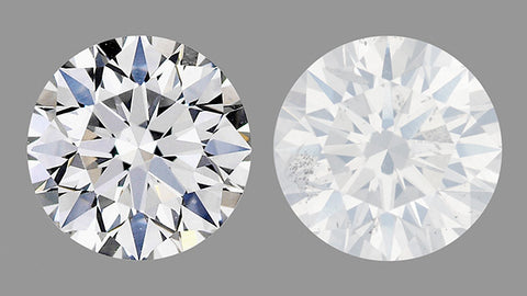 fancy white diamond compared to white diamonds