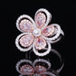 1.50 Carat Pink Diamond Flower Ring