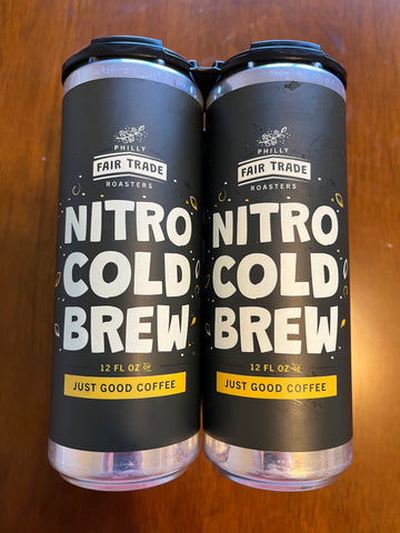 Philly Fair Trade nitro brew canned coffee