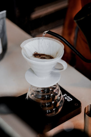 A modern pour-over coffee filter