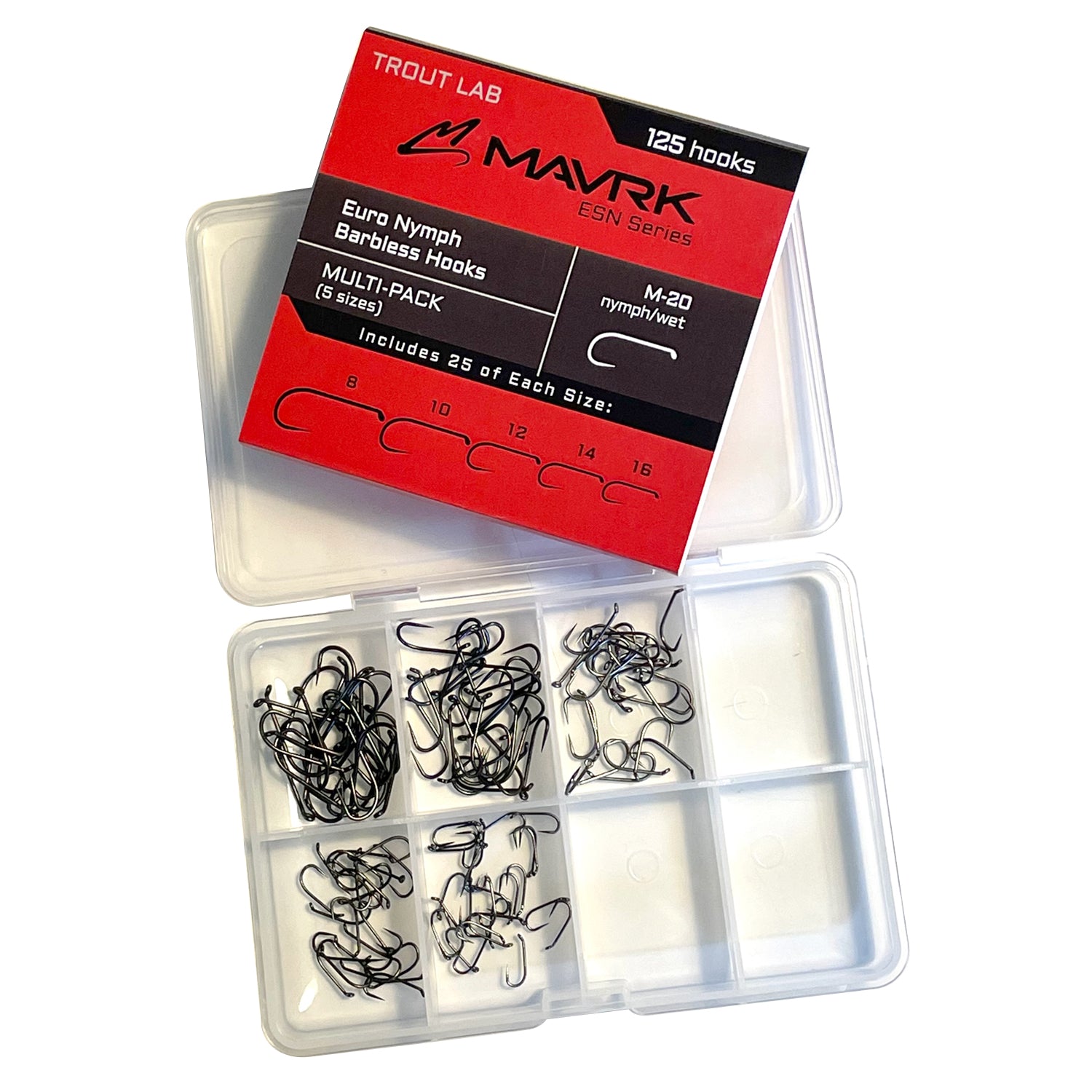 24-Slot Fly Tying Organizer:Hooks and Beads Storage Case - MAVRK