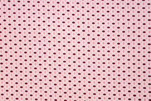 Baumwollstoff  pink Punkte auf rosa