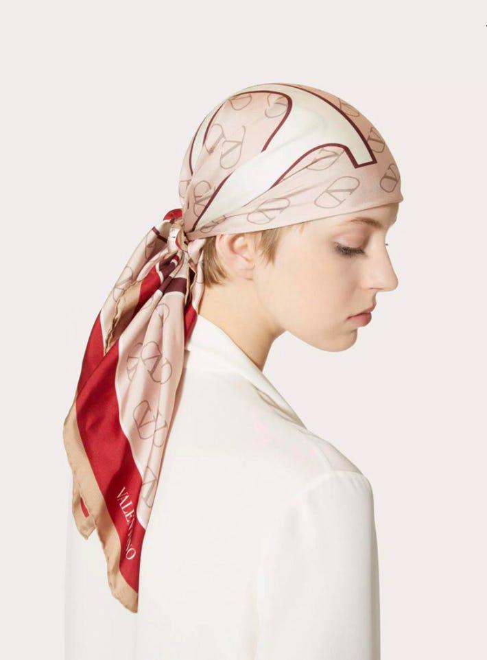 silk scarves and bonnets