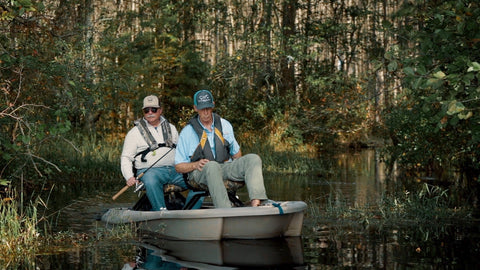 small pond fishing boat