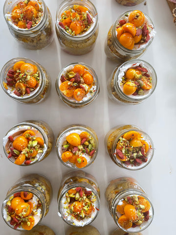 saffron chia pudding