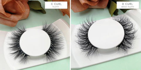c curl 3d mink eyelashes fluffy vs d curl messy fluffy 3d mink eyelashes